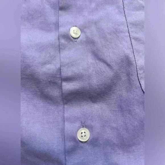 Bergamo New York Boys Size 14 Dress Shirt Purple - Picture 5 of 8